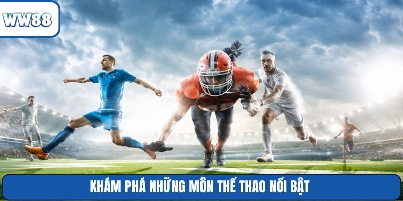 Khám phá những môn thể thao nổi bật